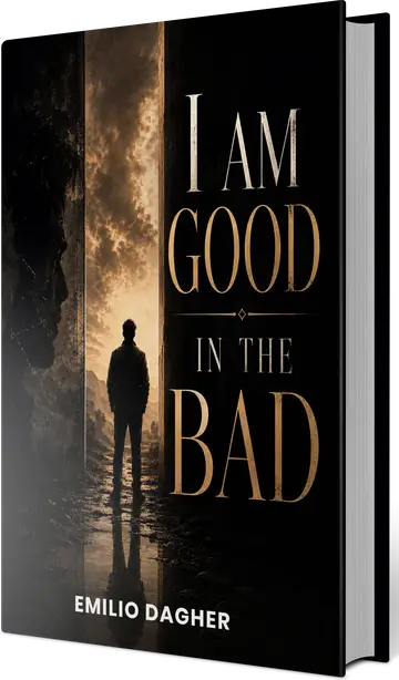 I Am Good in the Bad by Emilio Dagher, shown as a hardcover book